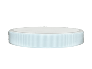 63-400 Ribbed White Continuous Thread Cap Heat Induction Seal (HS) Liner