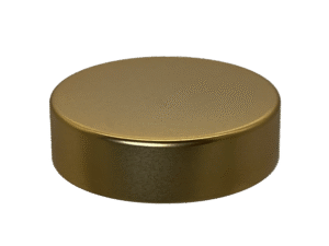 70-400 Metal Overshell Matte Gold Continuous Thread Cap Foam Liner
