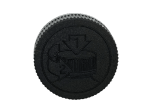 70-400 Pictorial Black Child Resistant Cap Heat Induction Seal (HS) Liner