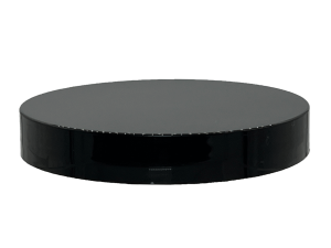 70-400 Smooth Black Continuous Thread Cap Unlined
