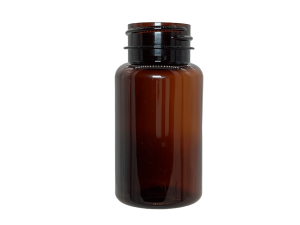 75 cc 38-400 Amber PET Packer Bottle