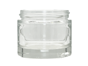8 cc 33-400 Clear Glass Straight Sided Jar