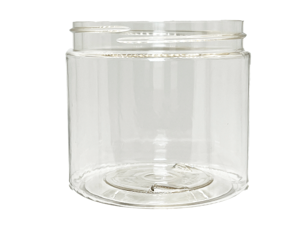 8 oz 100-400 Clear PET Single Wall Jar