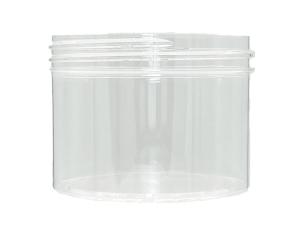 8 oz 100-400 Clear PS Single Wall Jar