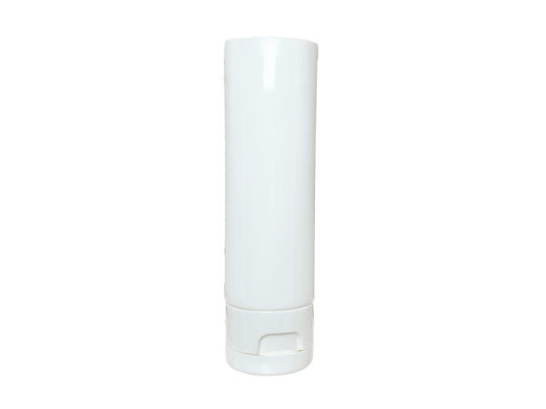 8 oz 22-400 White MDPE Single Layer Tube Flip Top Cap