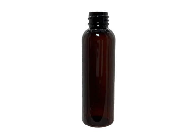 8 oz 24-410 Amber PET Cosmo Round