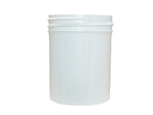 8 oz 63-400 White PP Single Wall Jar