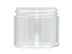 8 oz 70-400 Clear PS Thick Wall Jar