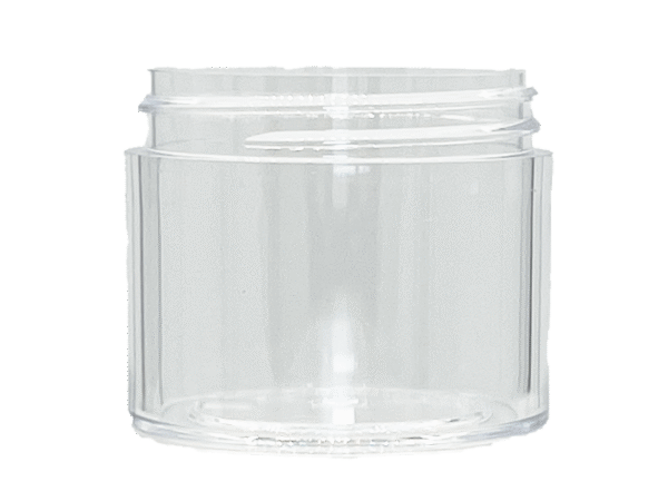 8 oz 70-400 Clear PS Thick Wall Jar