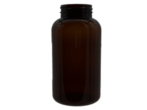 900 cc 53-400 Dark Amber PET Packer Bottle