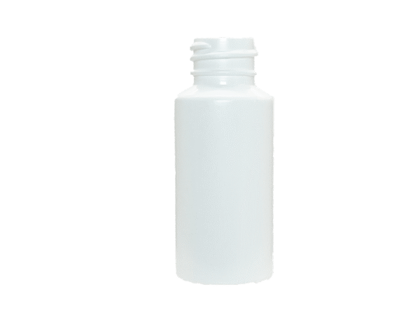 1 oz 20-410 White HDPE Cylinder Round