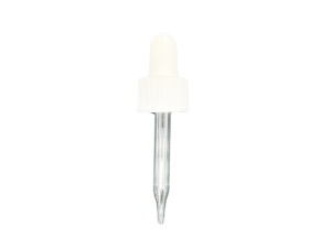20-400 Ribbed White Dropper