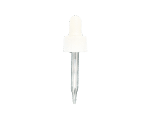 20-400 Ribbed White Dropper