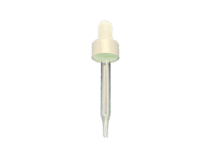 20-410 Metal Overshell Matte Silver Dropper