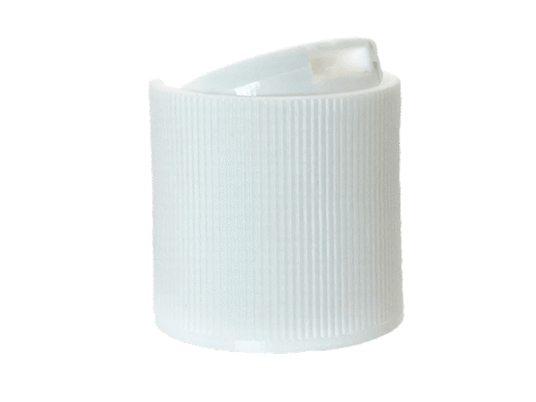 20-410 Ribbed White Disc Cap Pressure Sensitive (PS) Liner