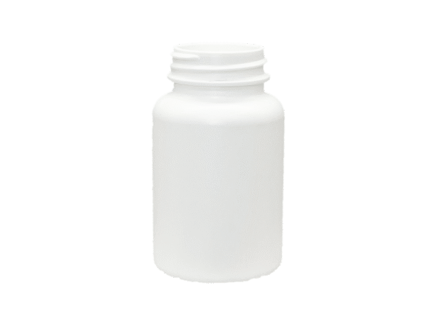200 cc 45-400 White HDPE Packer Bottle
