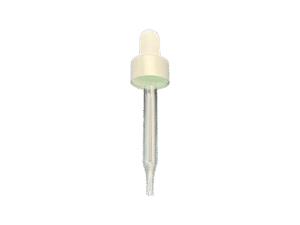 24-400 Metal Overshell Matte Silver Dropper