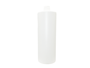 32 oz 28-410 White HDPE Cylinder Round