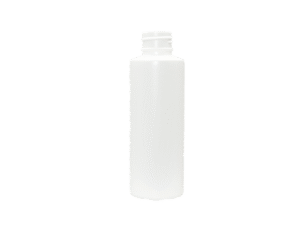8 oz 24-410 White HDPE Cylinder Round