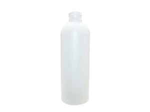 8 oz 24-410 White HDPE Imperial Round