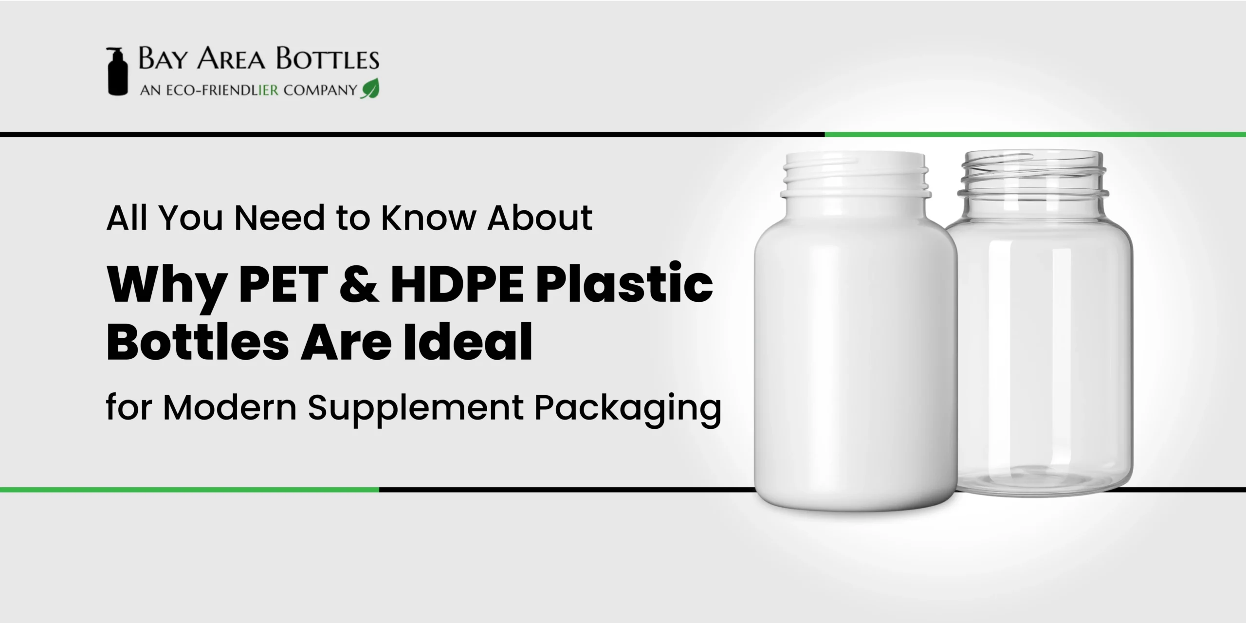 PET and HDPE Plastic Bottles